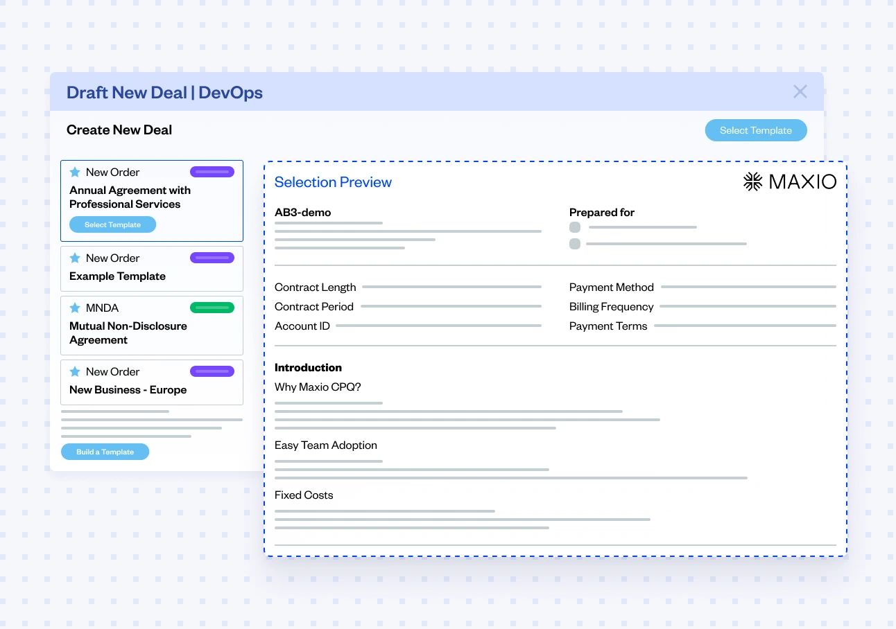 Accurate quote generation with built-in logic